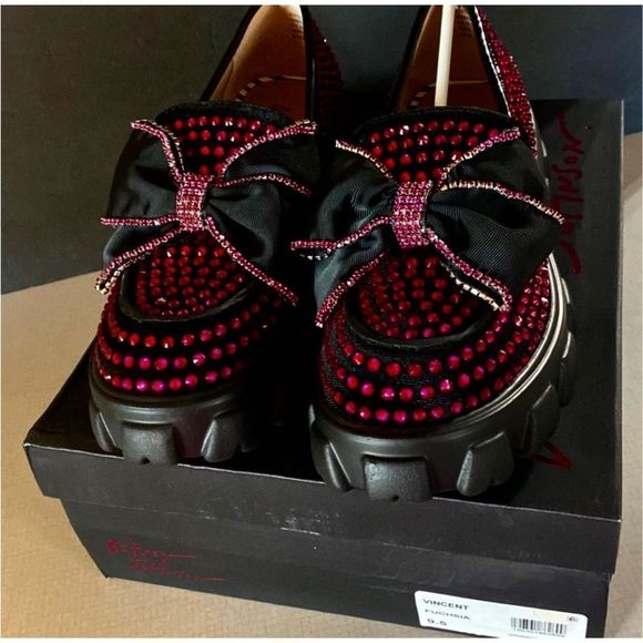 Betsey Johnson Shoes - Betsey Johnson - Rhinestone Loafers - NWT